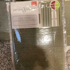 / Pair Sage Green Room Darkening Lined Panels. 42x84. One Pair (2 Panels)